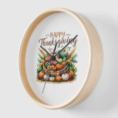 Erntedankfest mit Pumpkins Uhr (Winkel)