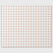Erntedankfest – Pastell-Kürbis-Herbst-Design Geschenkpapier (Flach)