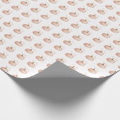Erntedankfest – Pastell-Kürbis-Herbst-Design Geschenkpapier (Ecke)