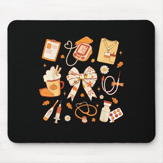 Erntedankfest Pecan Pie Bootleg 90er Rap Rock Vint Mousepad (Vorne)