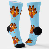 Erntedankfest-Puten-Socken Socken (Gewinkelt)