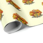 Erntedankfest-Puter-Tourist Geschenkpapier (Rolleneckpunkt)