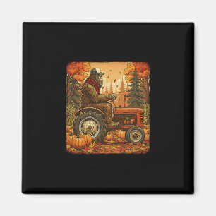 Erntedankfest Sasquatch Herbst Landwirt  Magnet