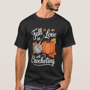 Erntedankfest: sich in das Häkeln verlieben Herbst T-Shirt