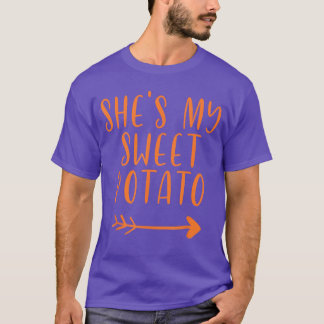 Erntedankfest Sie ist mein Süßkartoffel Ich Yam Se T-Shirt