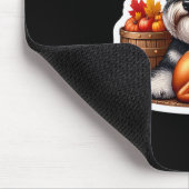 Erntedankfest Standard Schnauzer Hundebesitzer Mut Mousepad (Ecke)