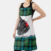 Erntedankfest-Tartan-Puten-Schürze Schürze (InSitu)