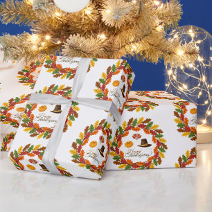 Erntedankfest Thanksgiving-Geschenkpapier Geschenkpapier