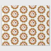 Erntedankfest Thanksgiving-Geschenkpapier Geschenkpapier (Flach)
