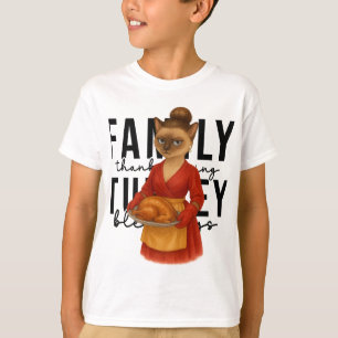 Erntedankfest-Thema für Katzenliebhaber T-Shirt