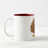 Erntedankfest Truthahn Leopard Herbst Tasse Coquet (Links)
