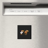Erntedankfest Truthahn Nein Danke Grumpy Halloween Magnet (In Situ (Geschirrspüler))