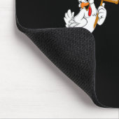 Erntedankfest Truthahn Nein Danke Grumpy Halloween Mousepad (Ecke)