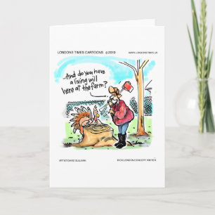 Erntedankfest Truthahn Patientenverfügung Lustige  Feiertagskarte