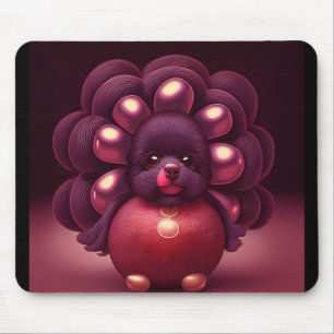 Erntedankfest Truthahn-Pudel-Hybridkreatur Mousepad