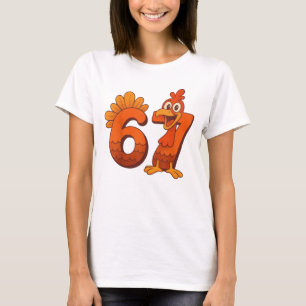 Erntedankfest Truthahn Sechs Sieben Witz T-Shirt