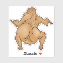 Erntedankfest-Twerkey-Aufkleber Aufkleber