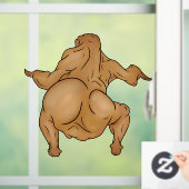 Erntedankfest-Twerkey-Fensteraufkleber Fensteraufkleber (Zuhause)