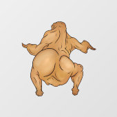 Erntedankfest-Twerkey-Fensteraufkleber Fensteraufkleber (Blatt)
