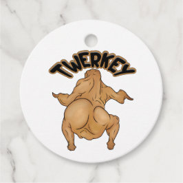 Erntedankfest-Twerkey-Gunstbeweise-Tags Geschenkanhänger