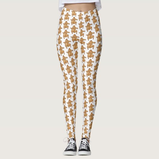 Erntedankfest-Twerkey-Leggings Leggings (Vorderseite)