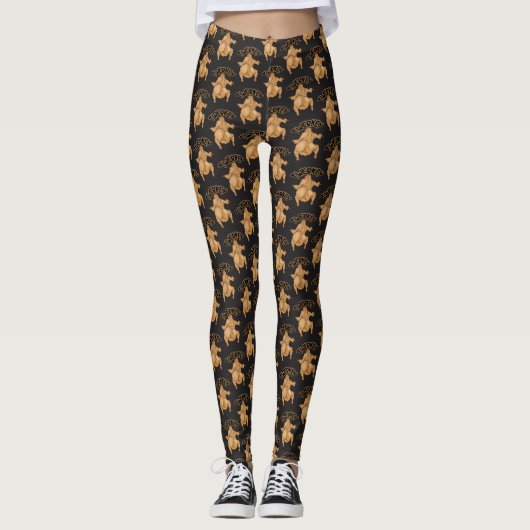 Erntedankfest-Twerkey-Leggings Leggings (Vorderseite)