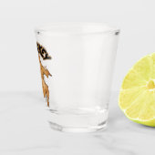 Erntedankfest-Twerkey-Shotglas Schnapsglas (Rechts)