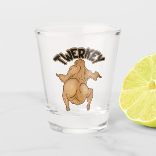 Erntedankfest-Twerkey-Shotglas Schnapsglas