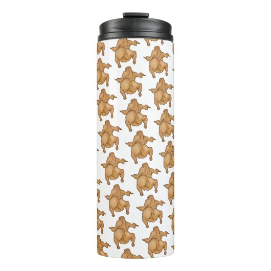 Erntedankfest-Twerkey-Thermal-Tumbler Thermosbecher (Vorderseite)