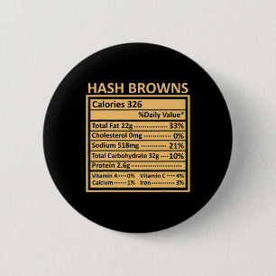 Erntedankfest Weihnachten Lustige Hash Browns Ernä Button