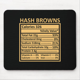 Erntedankfest Weihnachten Lustige Hash Browns Ernä Mousepad