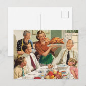 Erntedankfestessen Postkarte (Vorne/Hinten)