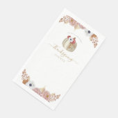 Erntedankfestessen Serviette (Ecke)