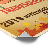 Erntedankfestplakat Poster (Ecke)