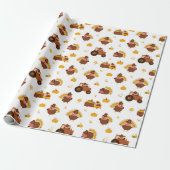 Erntedankgänse Geschenkpapier (Ungerollt)