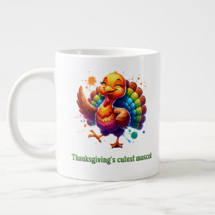 Erntedanks Niedlicher Maskottchen Jumbo-Tasse