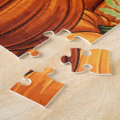 ERNTEDANKSAGUNGS-KÜRBISSE SÜSSE KATZE PUZZLE (Seite)