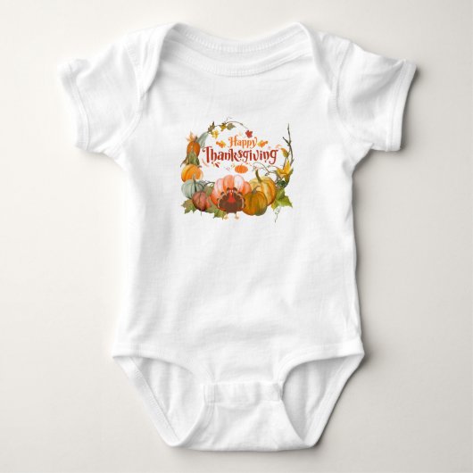 ERNTEDANKSFEST  BABY STRAMPLER (Vorderseite)