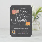 Erntedanktafel Einladung (Stehend Vorderseite)