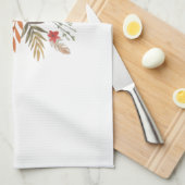 ERNTEDANKwatercolor-FALL-LAUB-KÜCHEN-TUCH Geschirrtuch (Viertel Falte)