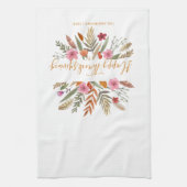 ERNTEDANKwatercolor-FALL-LAUB-KÜCHEN-TUCH Geschirrtuch (Vertikal)