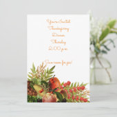 Ernteerregung Einladung (Stehend Vorderseite)