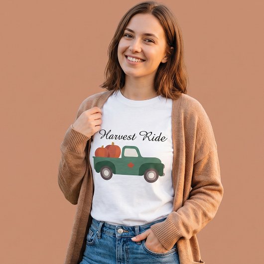 Erntefahrt Kürbiswagen T-Shirt
