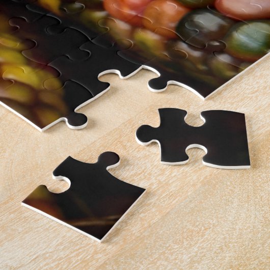 Erntefall Herbst Rustikaler Erntedank Puzzle (Seite)