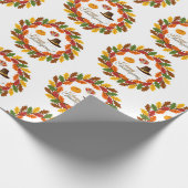 Erntefeier Erntedank Wrapping Paper Geschenkpapier (Ecke)
