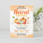 Erntefestival Einladung (Stehend Vorderseite)