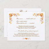 Erntefestspiele RSVP-Karte mit Umschlag RSVP Karte (Vorne/Hinten)