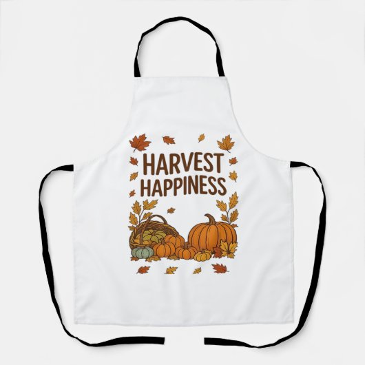 Ernteglücke - Herbstpumpen & Herbstlaube D Schürze (Vorderseite)