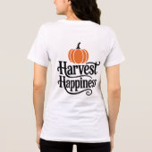 Ernteglücksfall Autumn Pumpkin Season Celebratio Tri-Blend Shirt (Rückseite)
