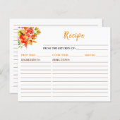 Erntekarte für Herbst (Vorne/Hinten)